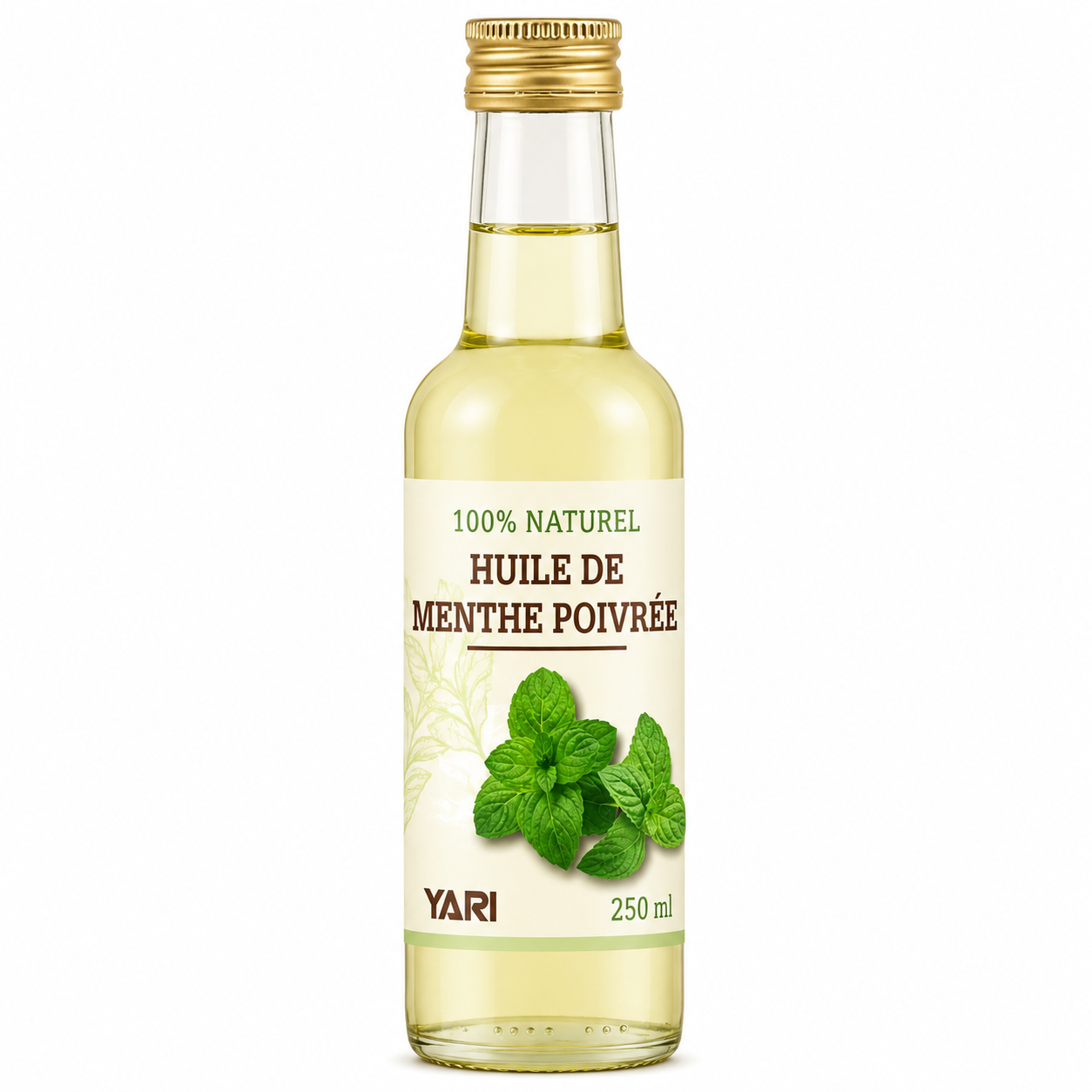 Huile Menthe Poivrée 100% PURE 250ml - YARI