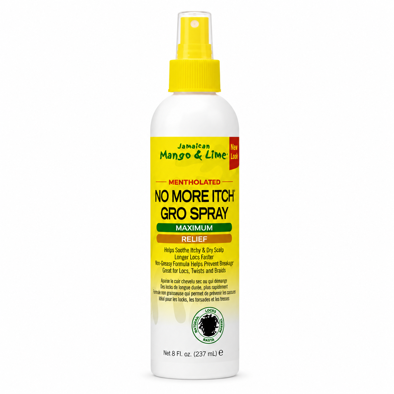 Spray NO MORE ITCH GRO SPRAY MENTHOLATED 237ml - MANGO LIME