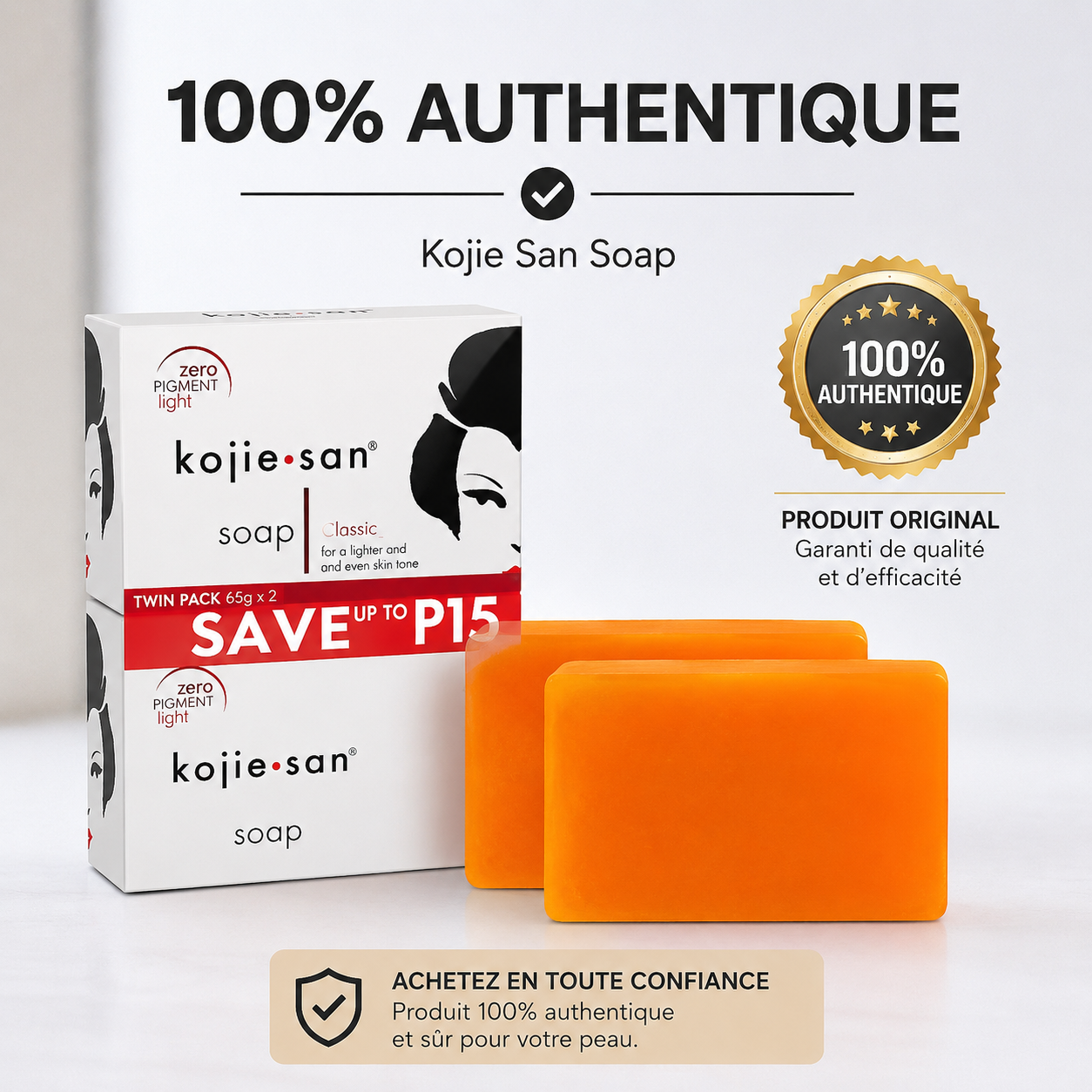 Savon 2x135g - KOJIE SAN