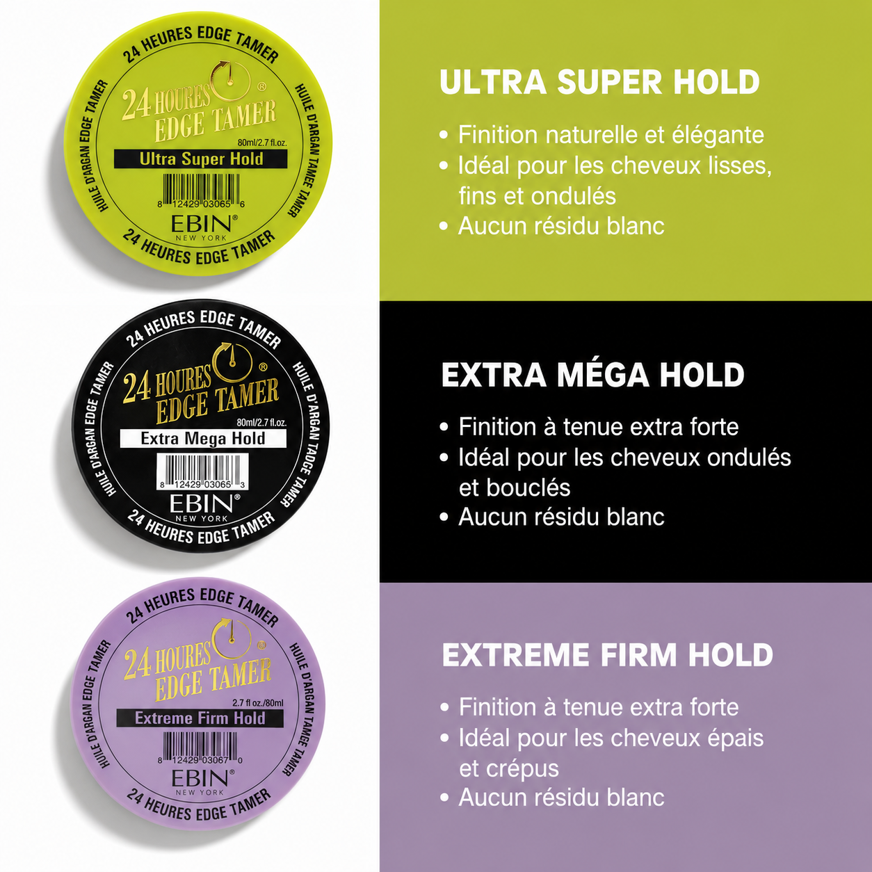 Cire Coiffante Ultra Super Hold 80ml - EBIN