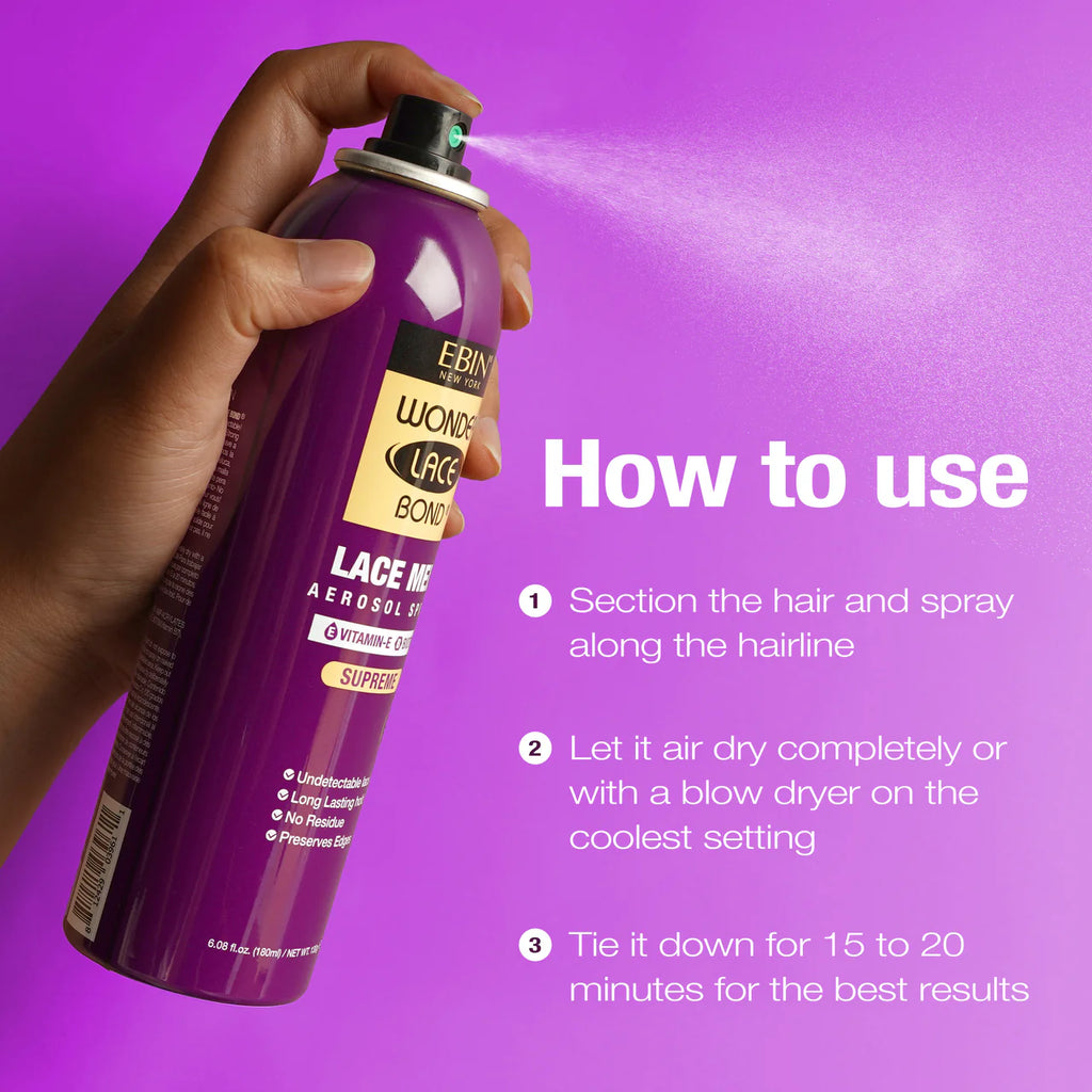 Lace Melt Spray à la vitamine E 180mL - EBIN