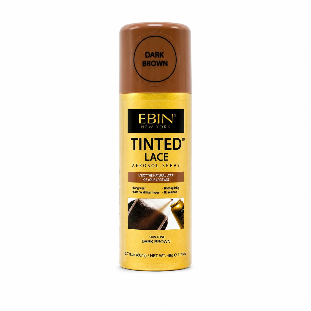Spray Lace Teinte Dark Brown - EBIN