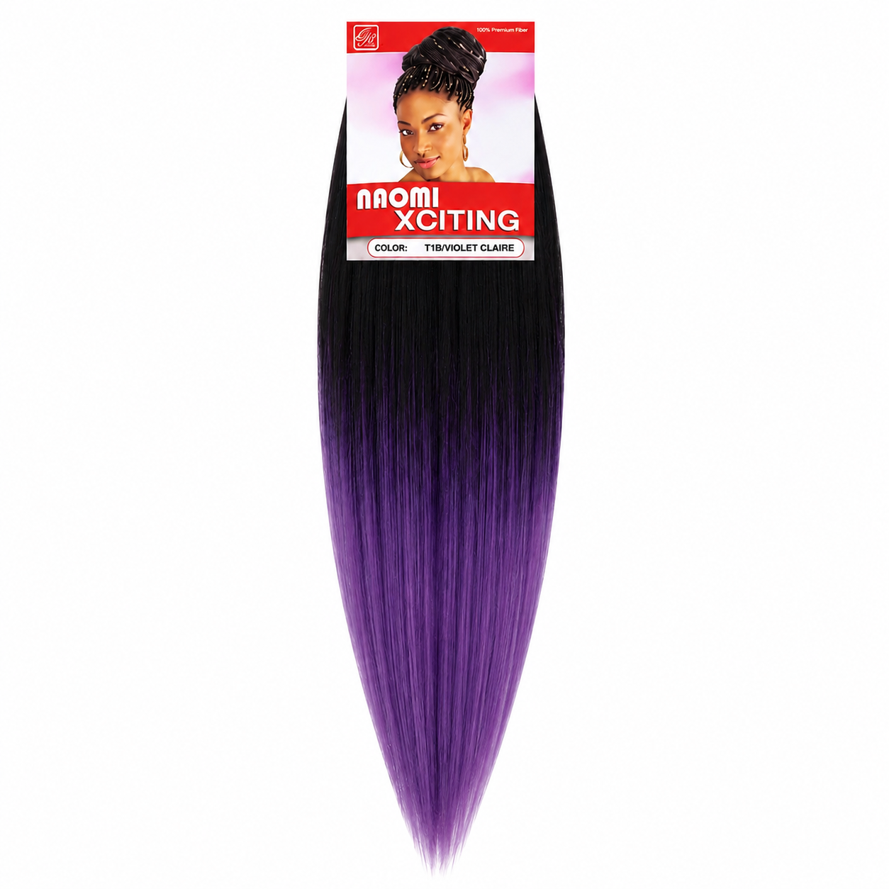 NAOMI -  Mèche Tiré Couleur T1B/VIOLET CLAIRE