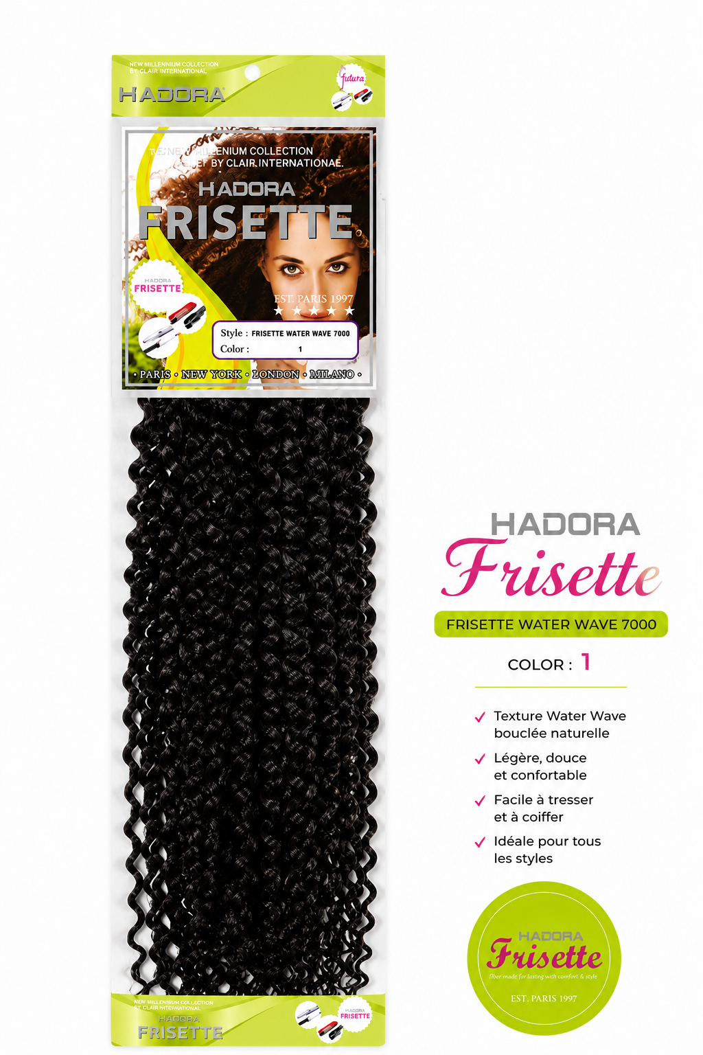 Frisette Water Wave 7000 Couleur 1 - HADORA