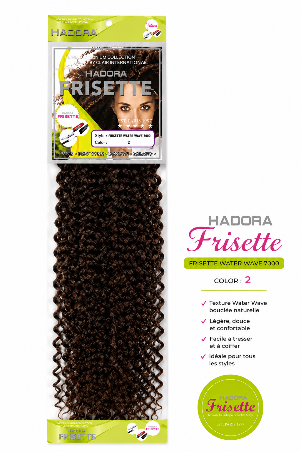 Frisette Water Wave 7000 Couleur 2 - HADORA