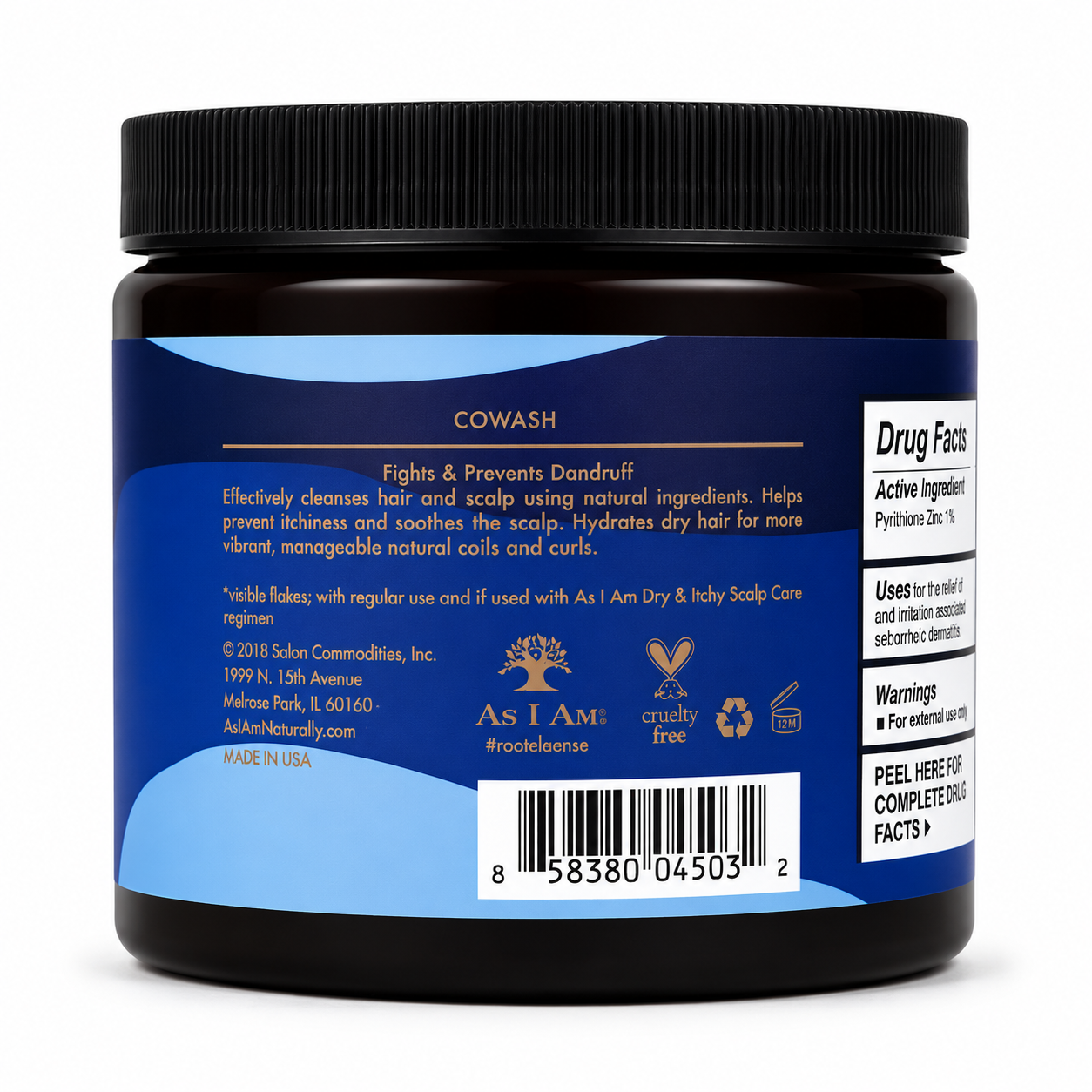 Avant Shampoing Co Wash au Thé Vert et Huile d'Olive 454g - As I Am