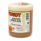 Savon Gommant Noir & Curcuma 670g - TOUDY