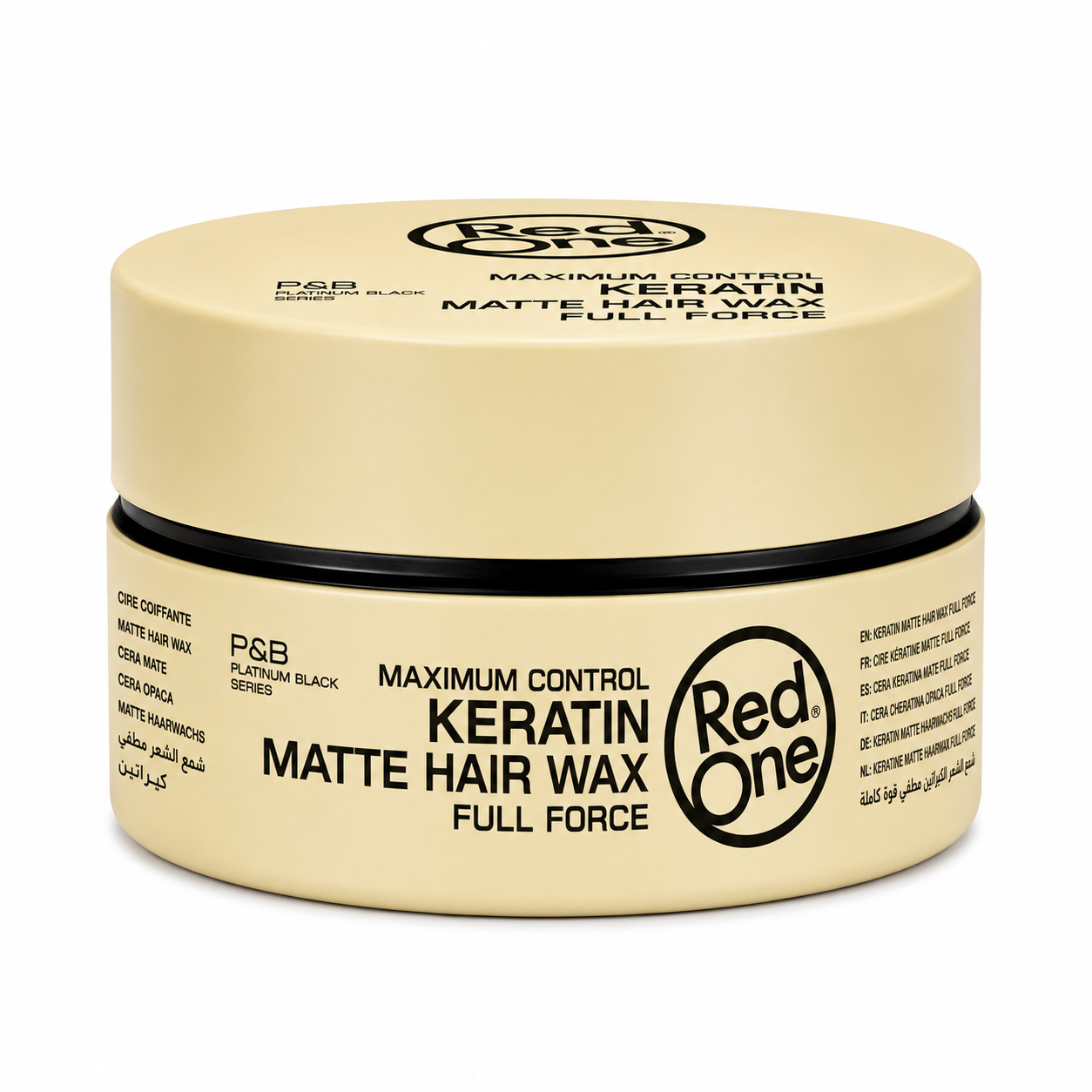 Cire Coiffante Keratin Matte Hair Wax Beige - RED ONE