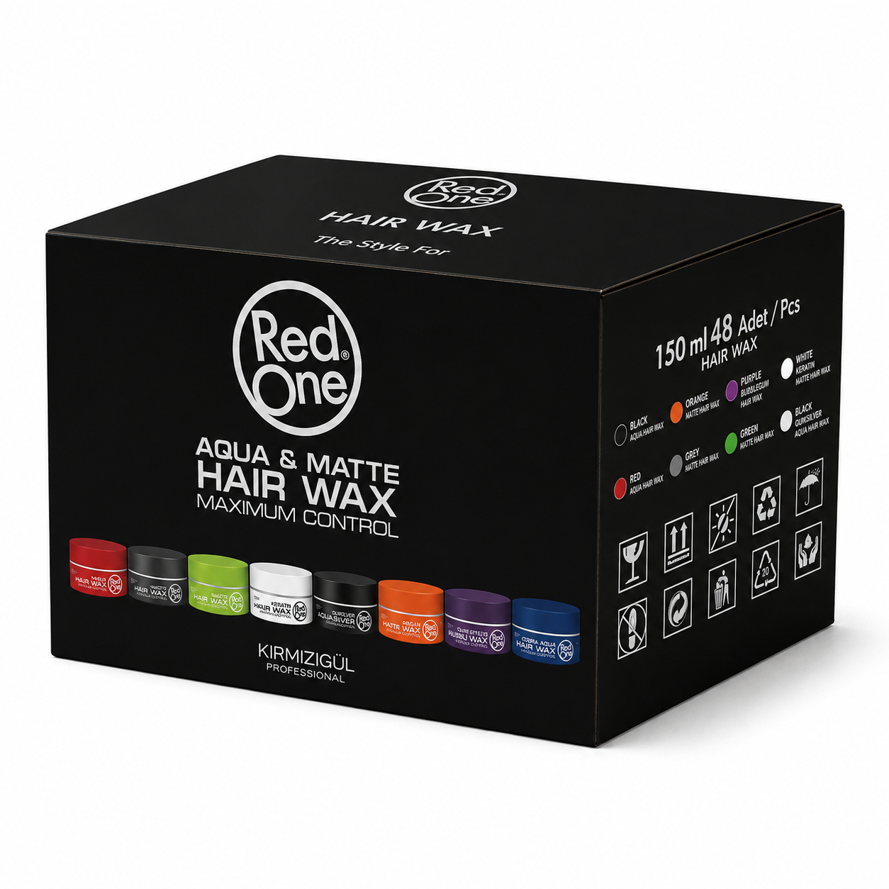 48pcs Cires Red One Aqua Hair Wax