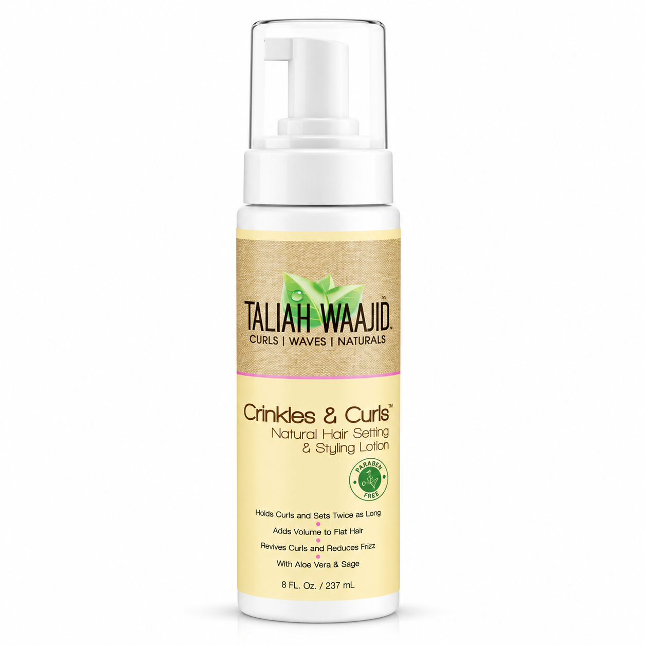 Mousse Coiffante  CRINKLES & CURLS 237ml - TALIAH WAAJID