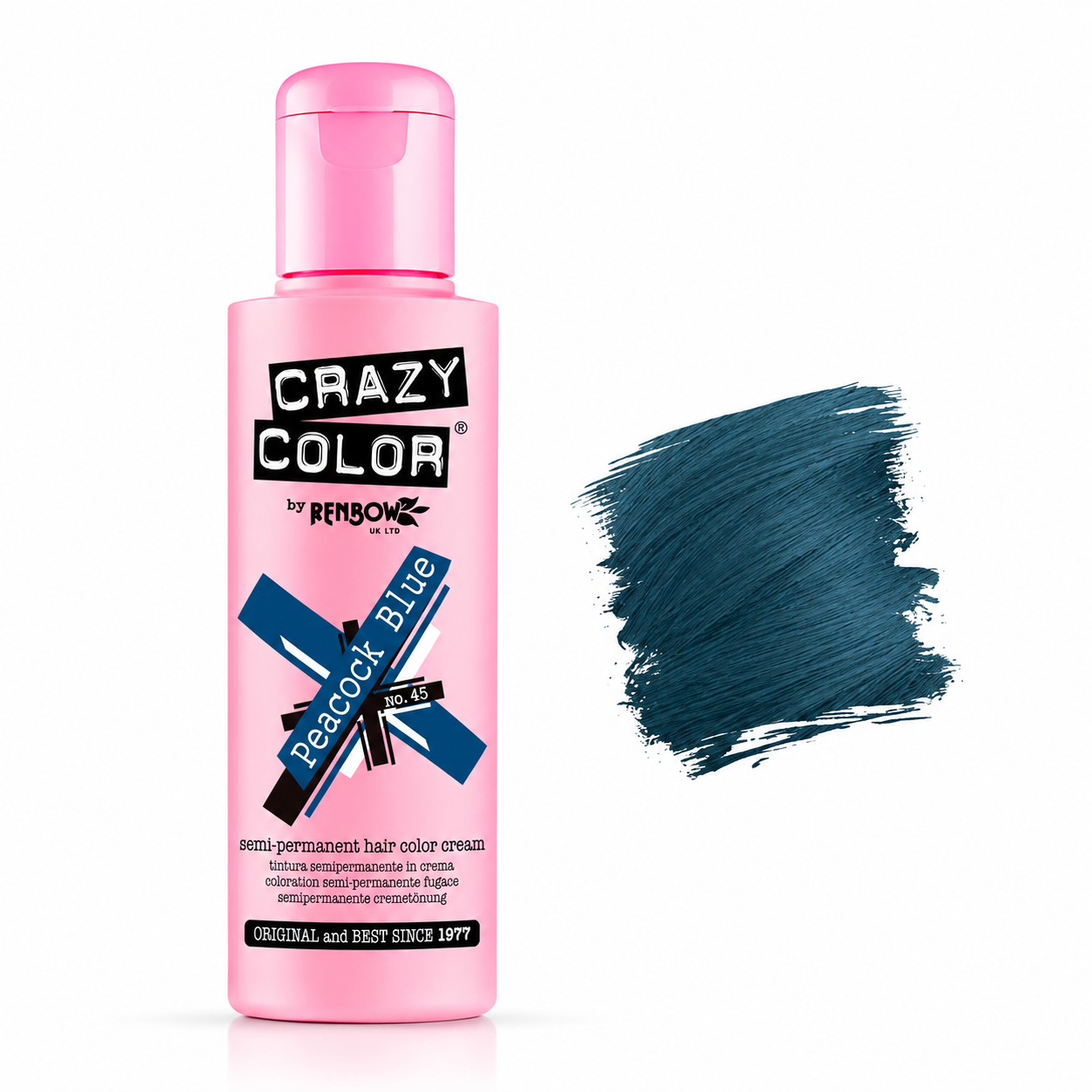Peacock Blue no.45 - CRAZY COLOR