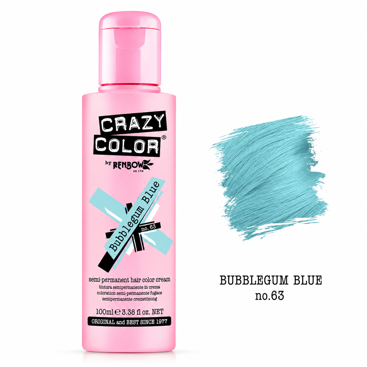 Bubblegum Blue no.63 - CRAZY COLOR