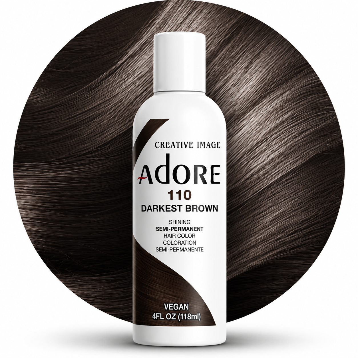 110 Darkest Brown 118ml - ADORE
