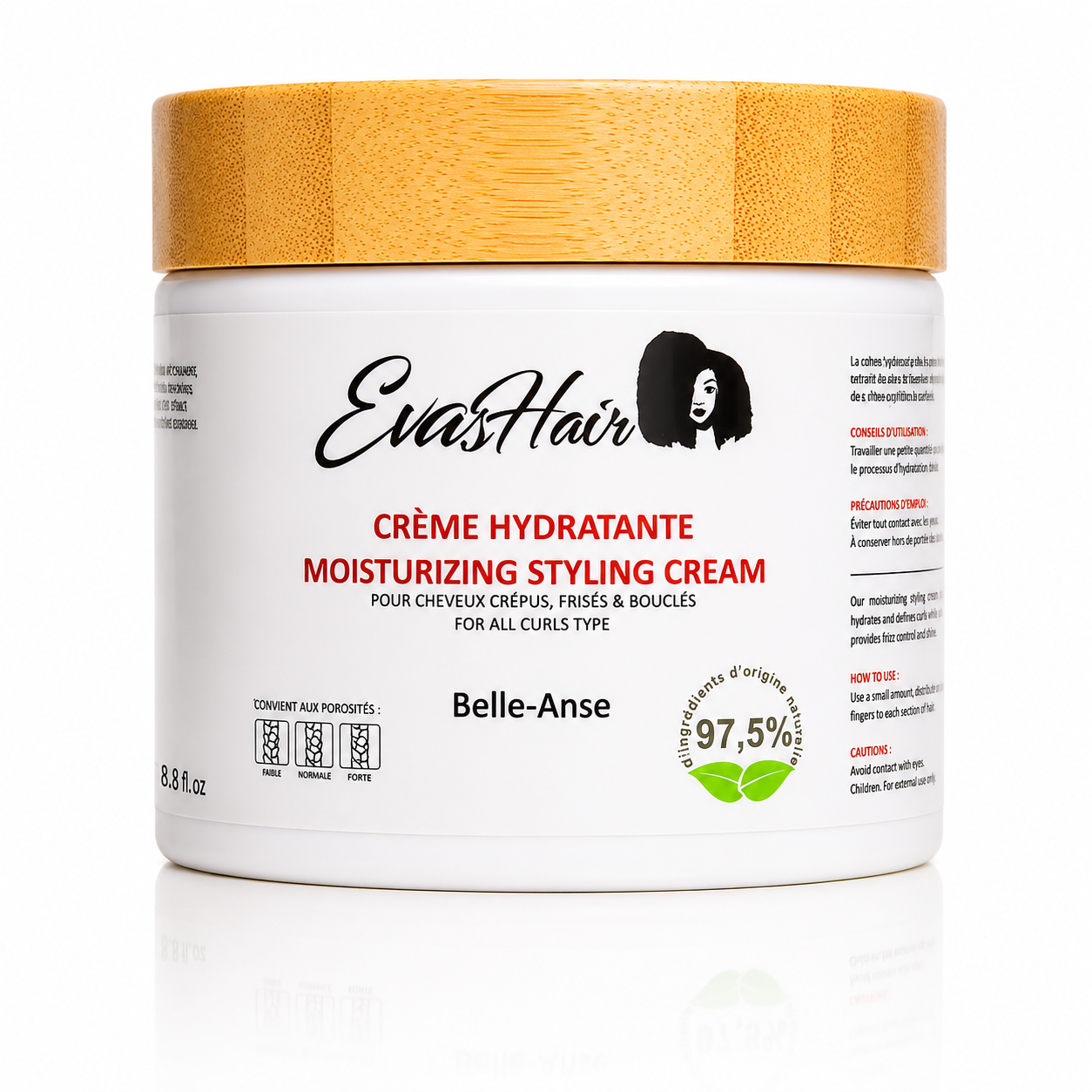 Creme Hydratante Belle-Anse 500ml - EVASHAIR