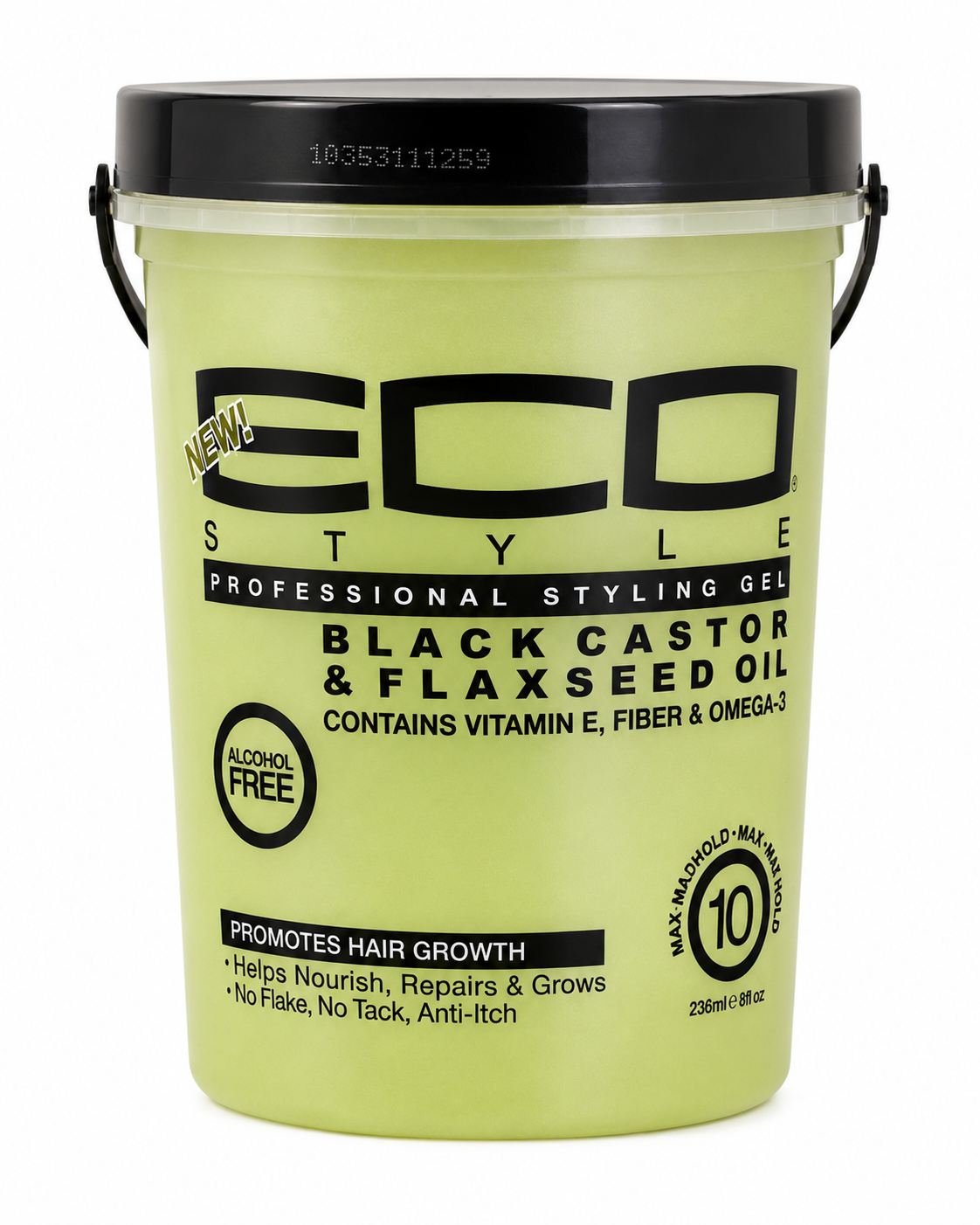 Gel à l’Huile de Ricin Noire (Black Castor Oil) 2,36L - ECO STYLER