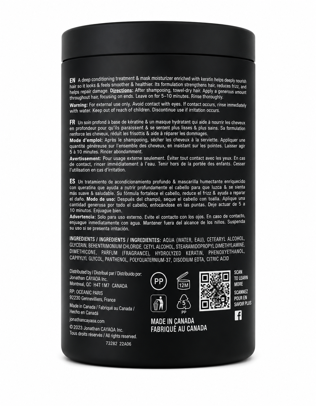 BOTOX CAPILLAIRE 1000ml - Jean Michel Cavada