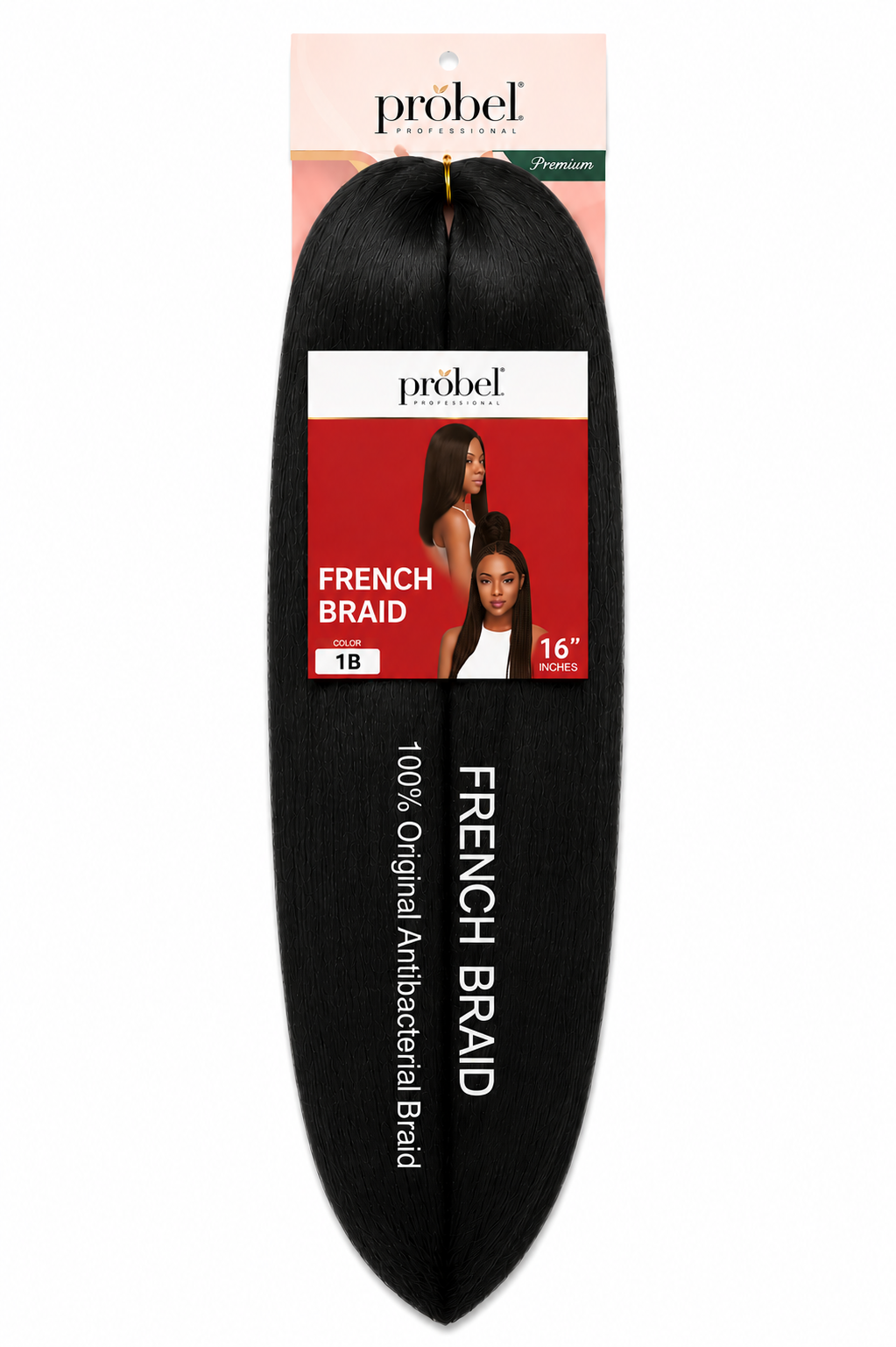 French Braid 16" Couleur 1B - PROBEL