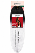 French Braid 16" Couleur T1B/White - PROBEL