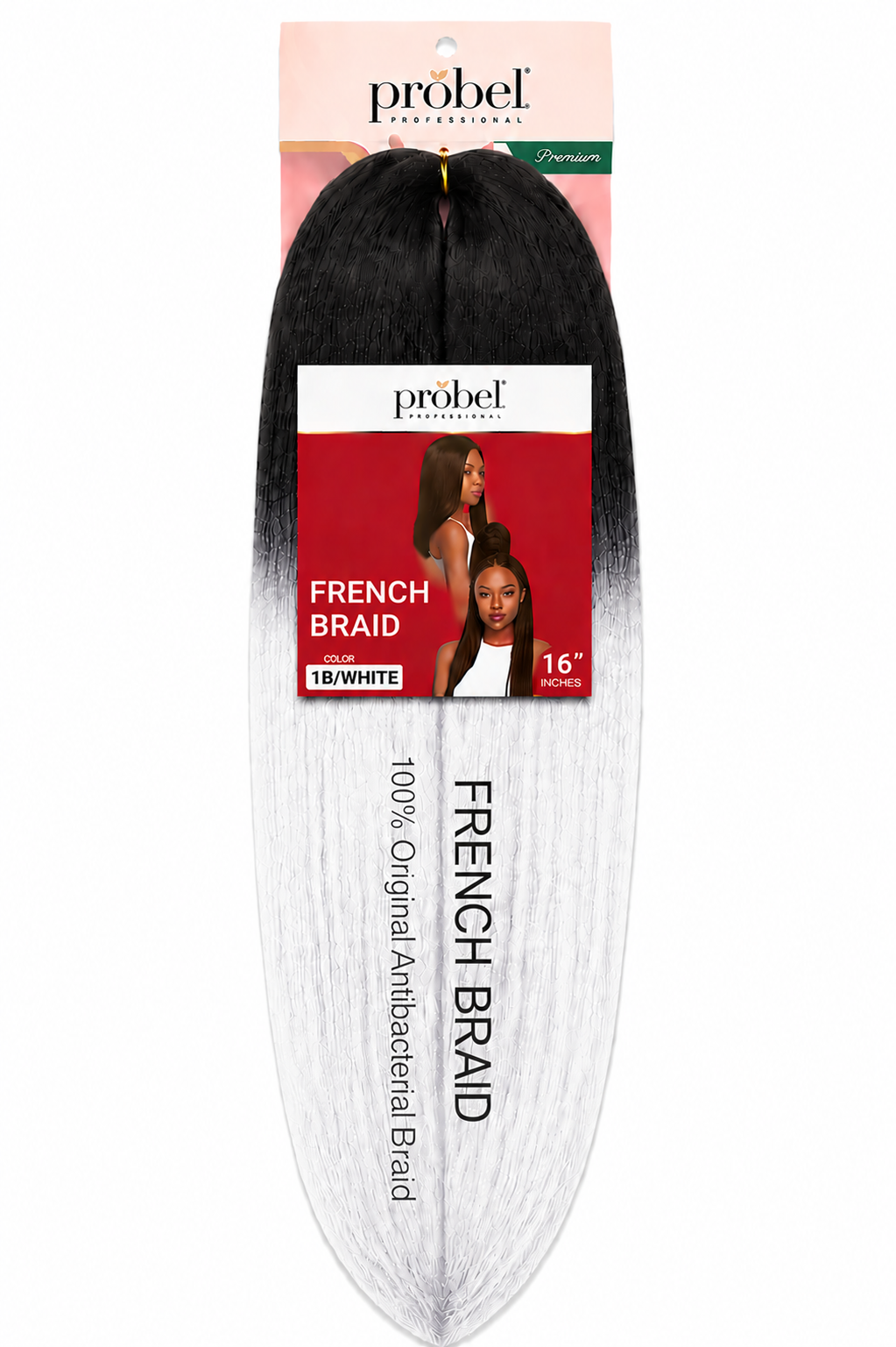 French Braid 16" Couleur T1B/White - PROBEL