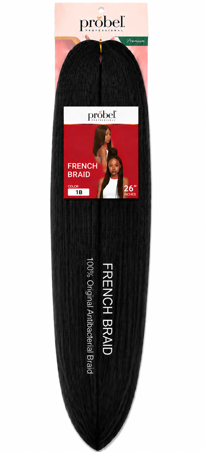 French Braid 26" Couleur 1B - PROBEL