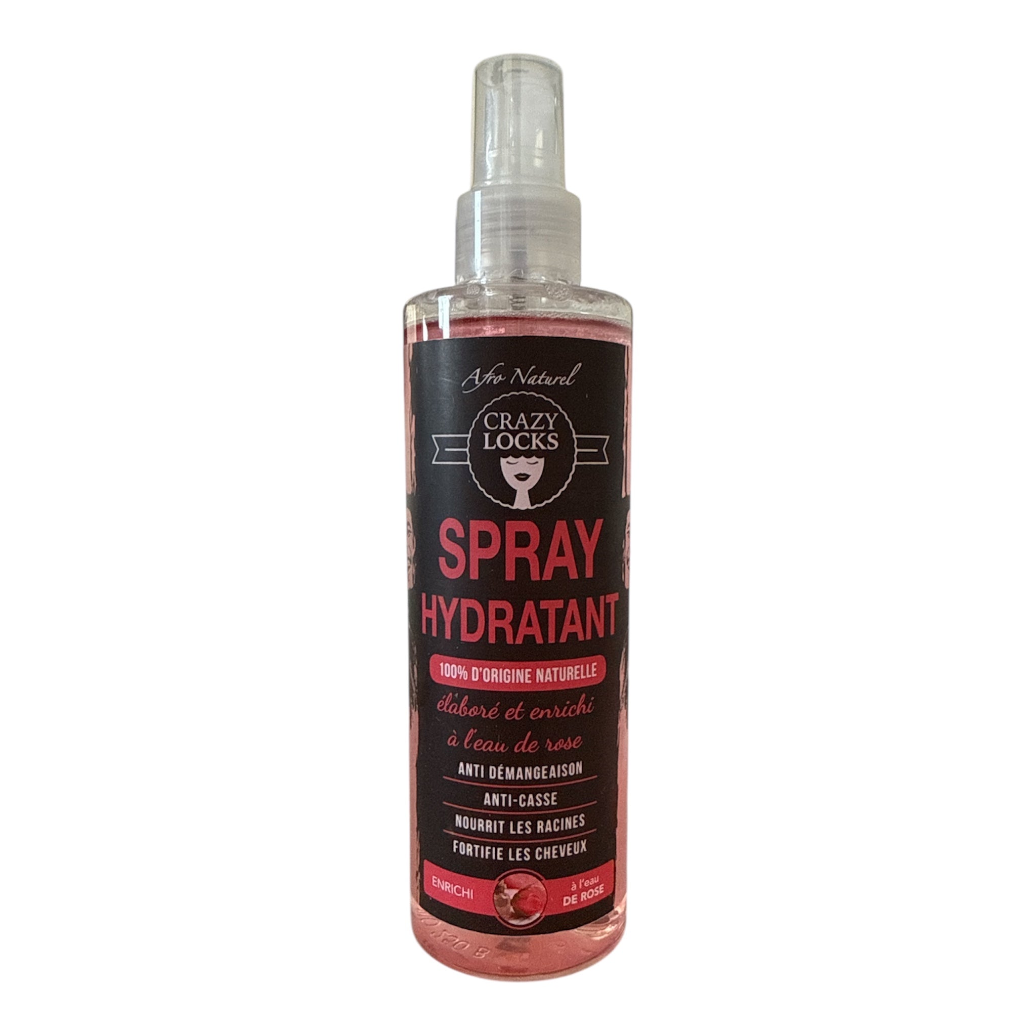 Spray Hydratant Locks Eau de Rose 250ml - CRAZY POUSS