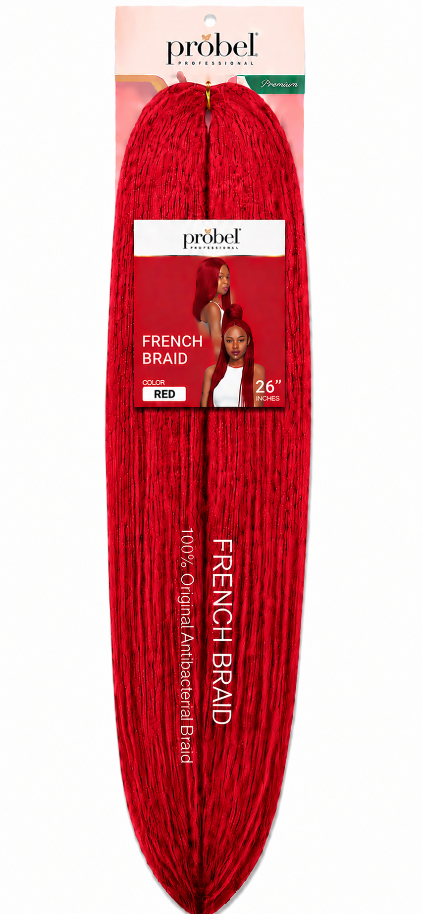 French Braid 26" Couleur RED - PROBEL