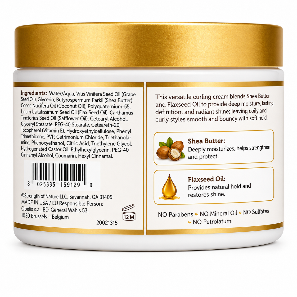 AFRICAN PRIDE MOISTURE MIRACLE – Curling Cream 340g