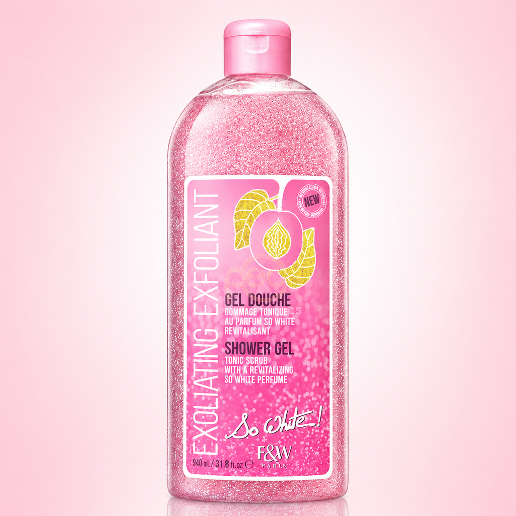 Gel Douche Gommage Tonique 940ml - FAIR & WHITE
