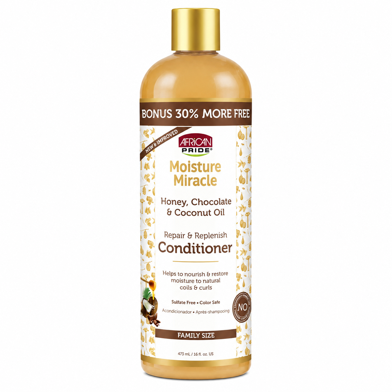 Après-Shampoing Conditioner 354ml - AFRICAN PRIDE MOISTURE MIRACLE
