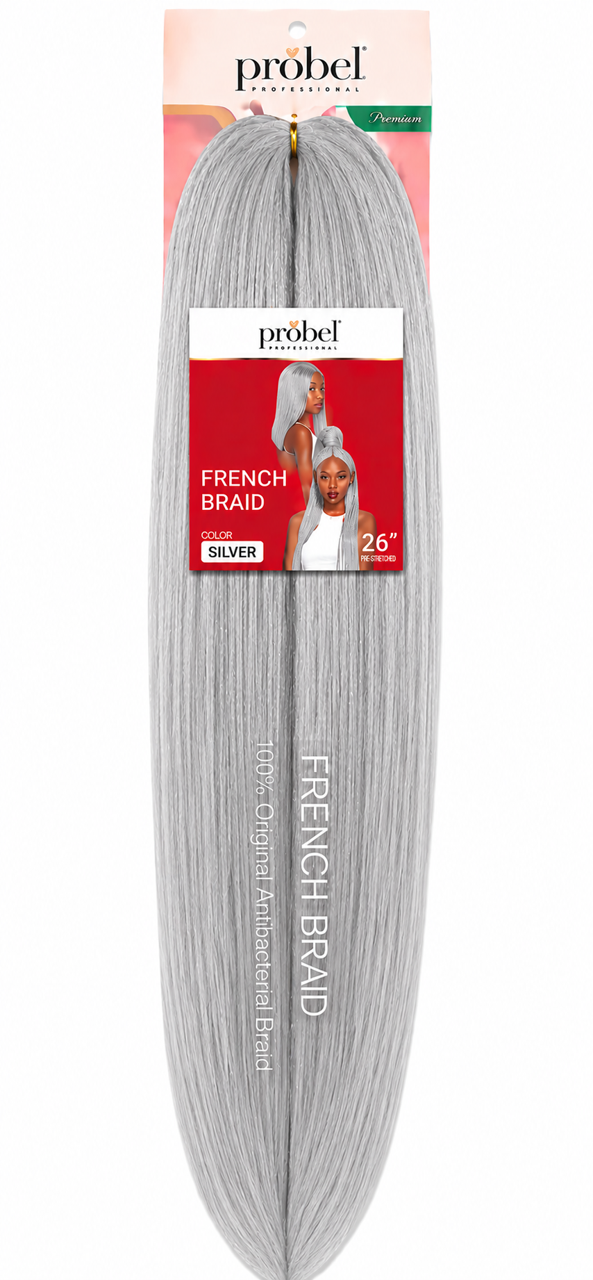 French Braid 26" Couleur SILVER - PROBEL
