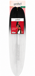 French Braid 26" Couleur T1B/White - PROBEL