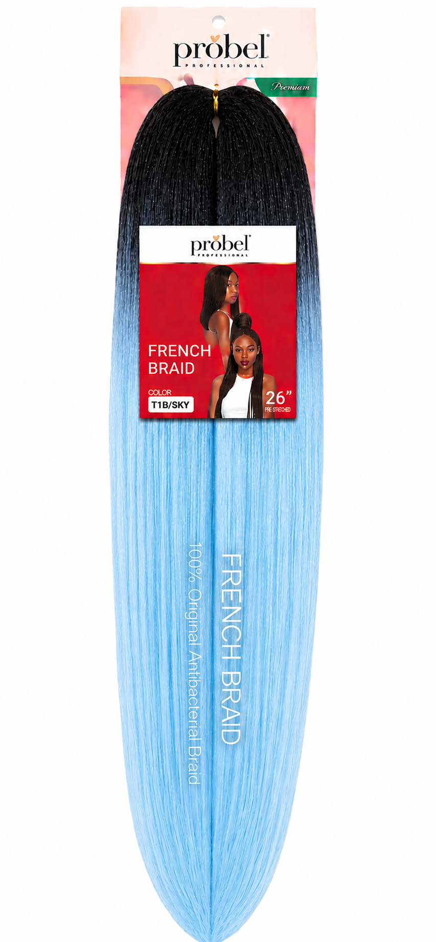 French Braid 26" Couleur T1B/SKY BLUE - PROBEL