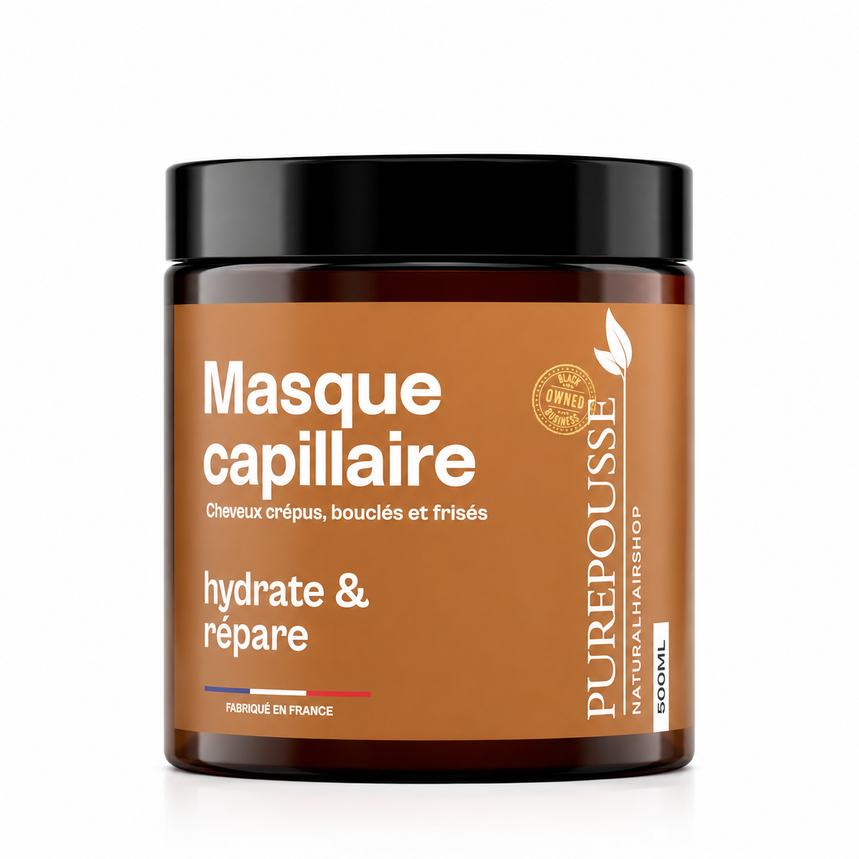 Masque Capillaire au Rhassoul 500ml - PURE POUSSE