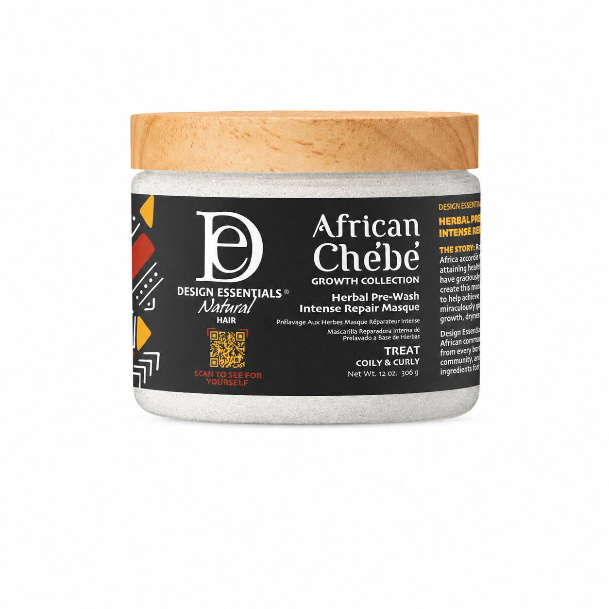 Masque Stimulant au Chébé 306g - DESIGN ESSENTIALS