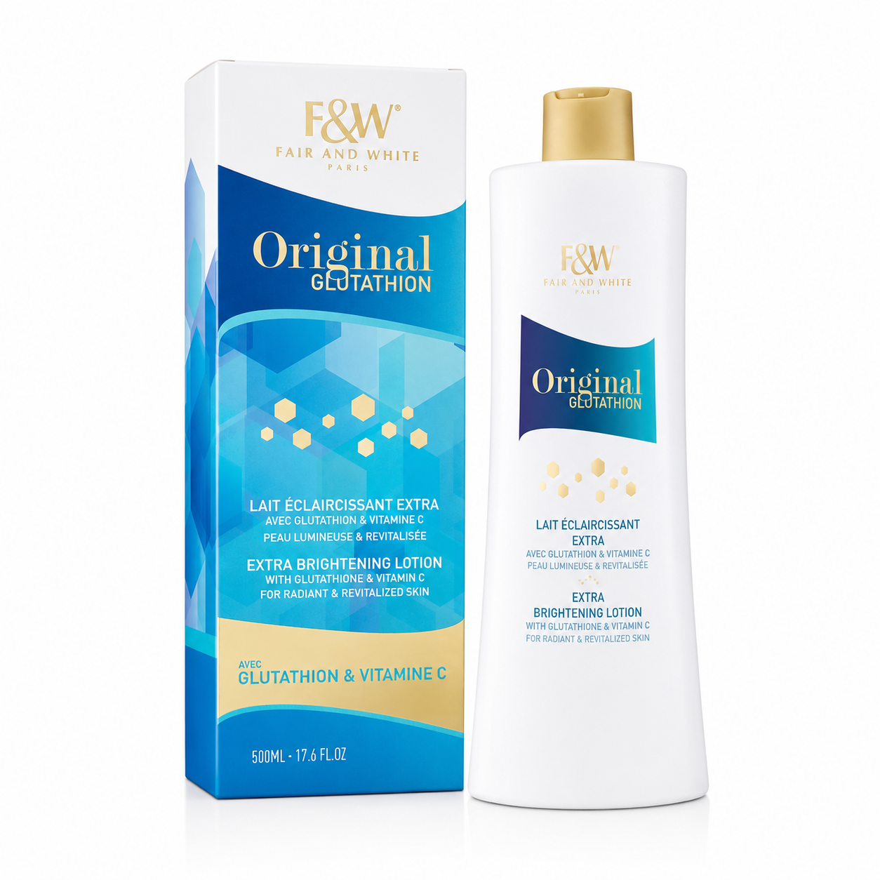 FAIR & WHITE – Lait éclaircissant extra 500ml