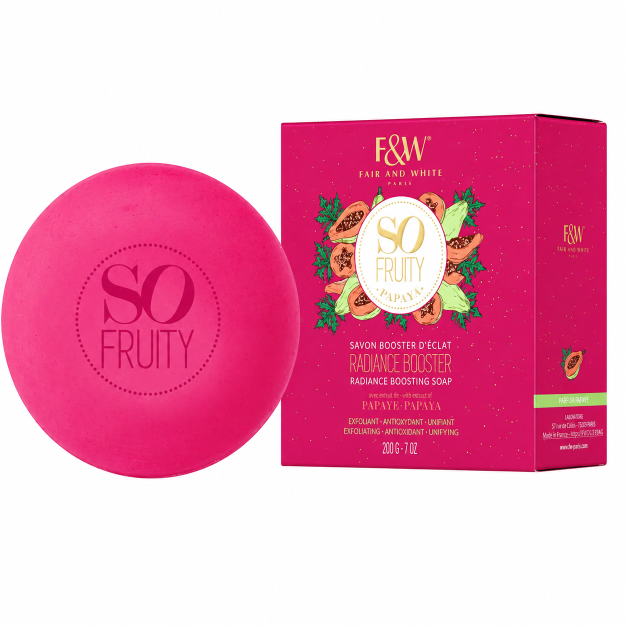 FAIR & WHITE – Savon booster d’éclat 200g