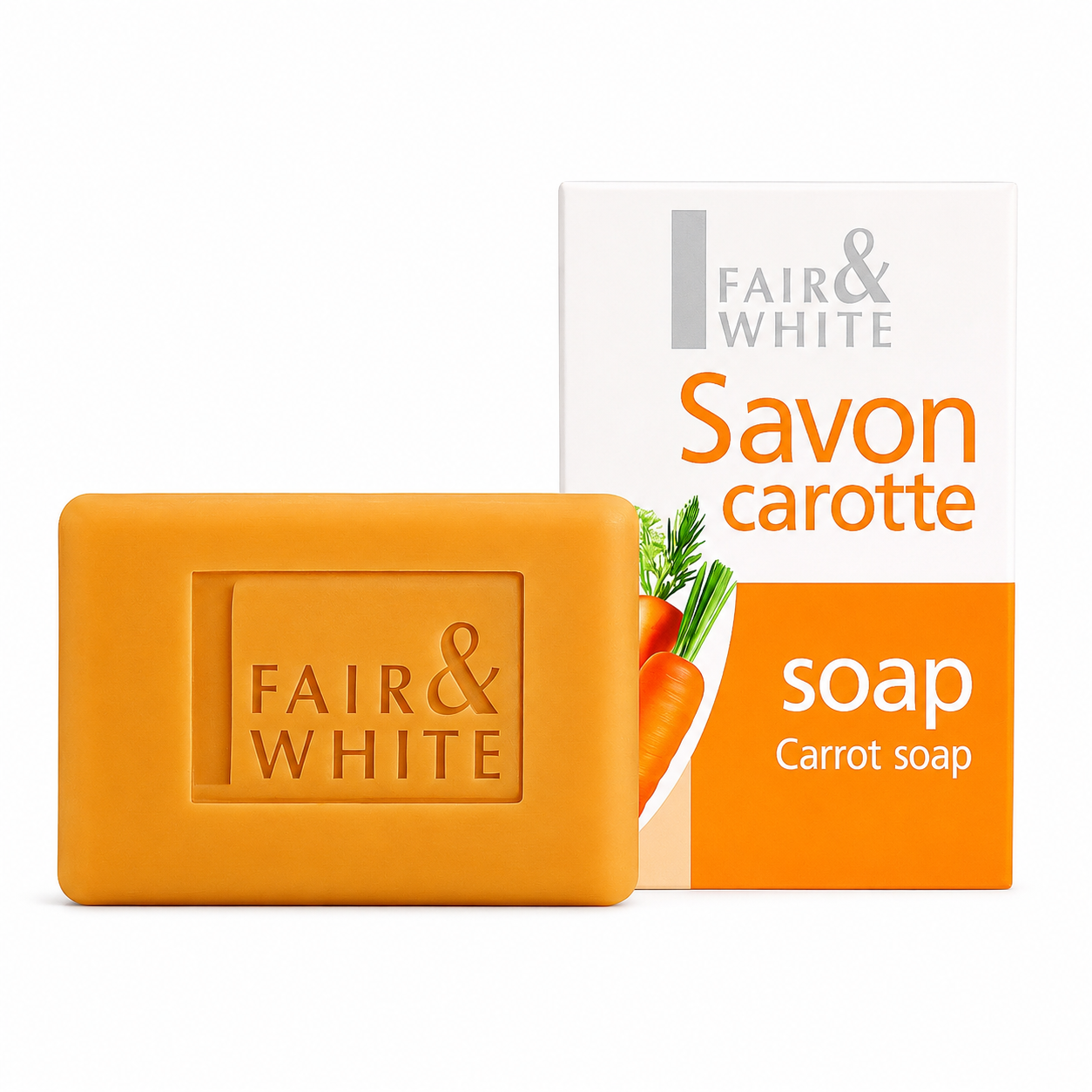 Savon gommant carotte 200g- FAIR & WHITE