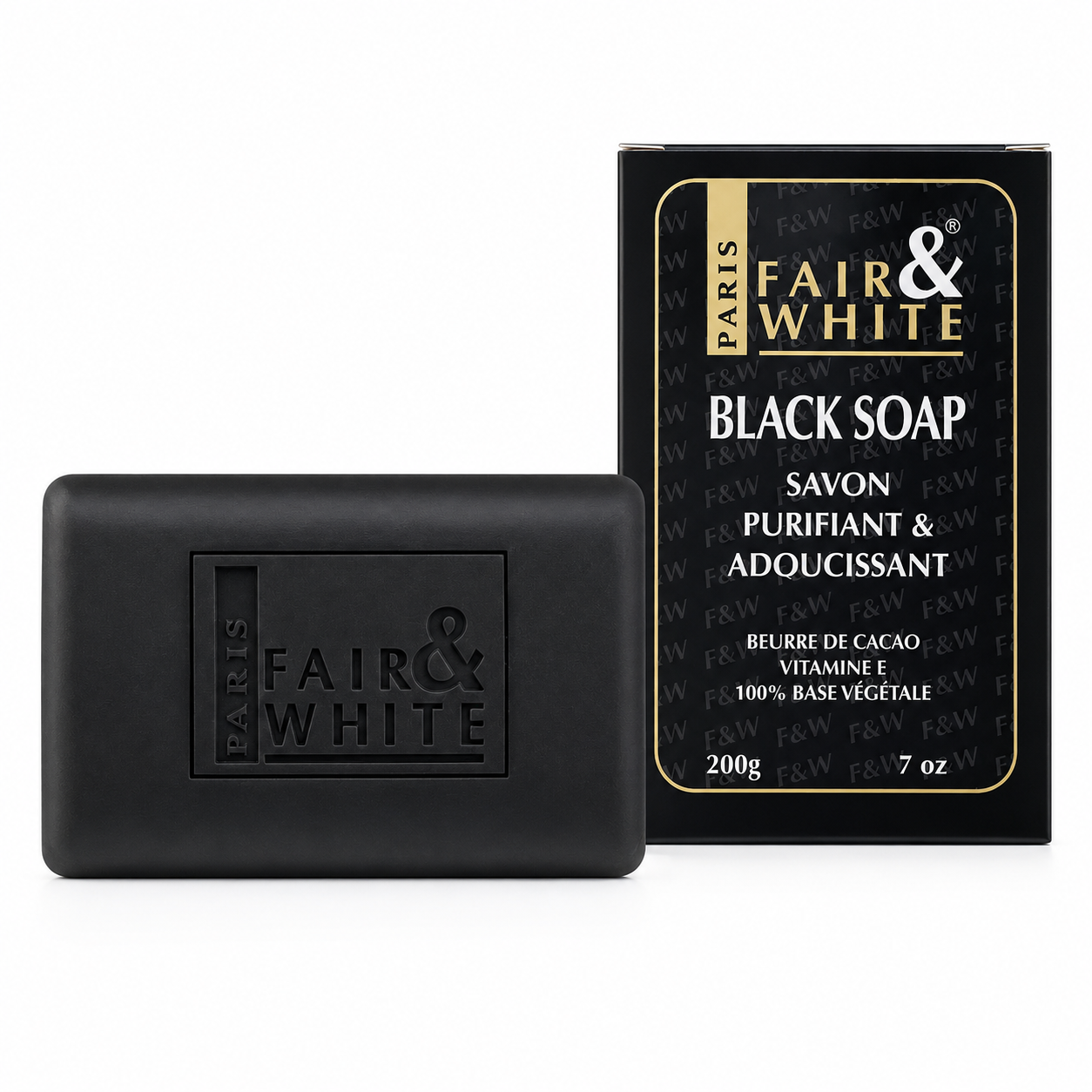Savon Noir Black Soap 200g - FAIR & WHITE