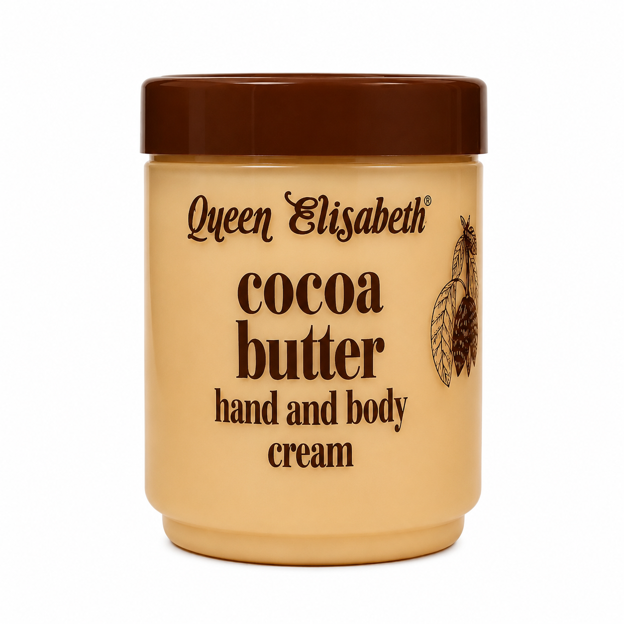 Cocoa Butter hand and body cream 500ml - QUEEN ELISABETH