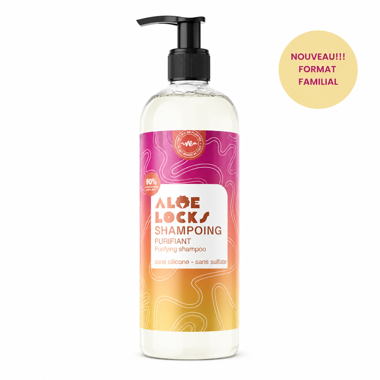 Shampoing Purifiant 1L - ALOE LOCKS