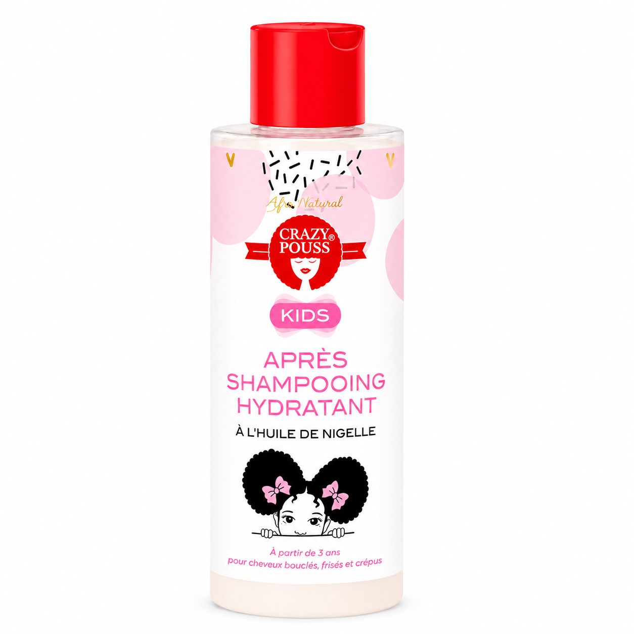 Après-Shampoing KIDS à l'Huile de Nigelle 250ml - CRAZY POUSS