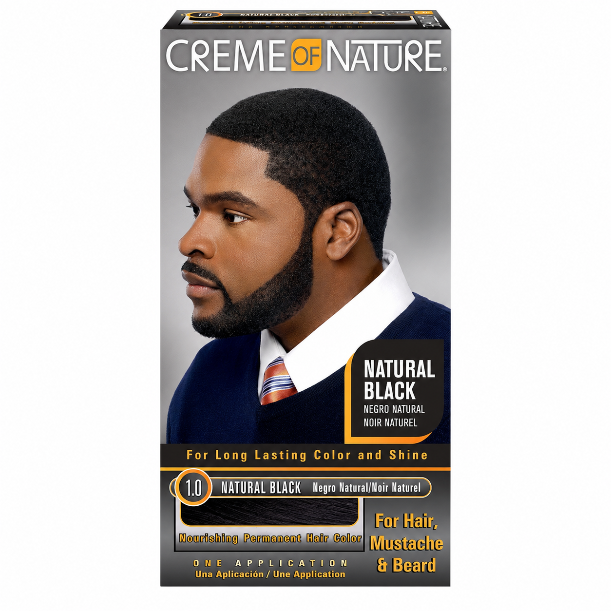 Coloration MEN COLOR 1.0 Jet Black - CREME OF NATURE