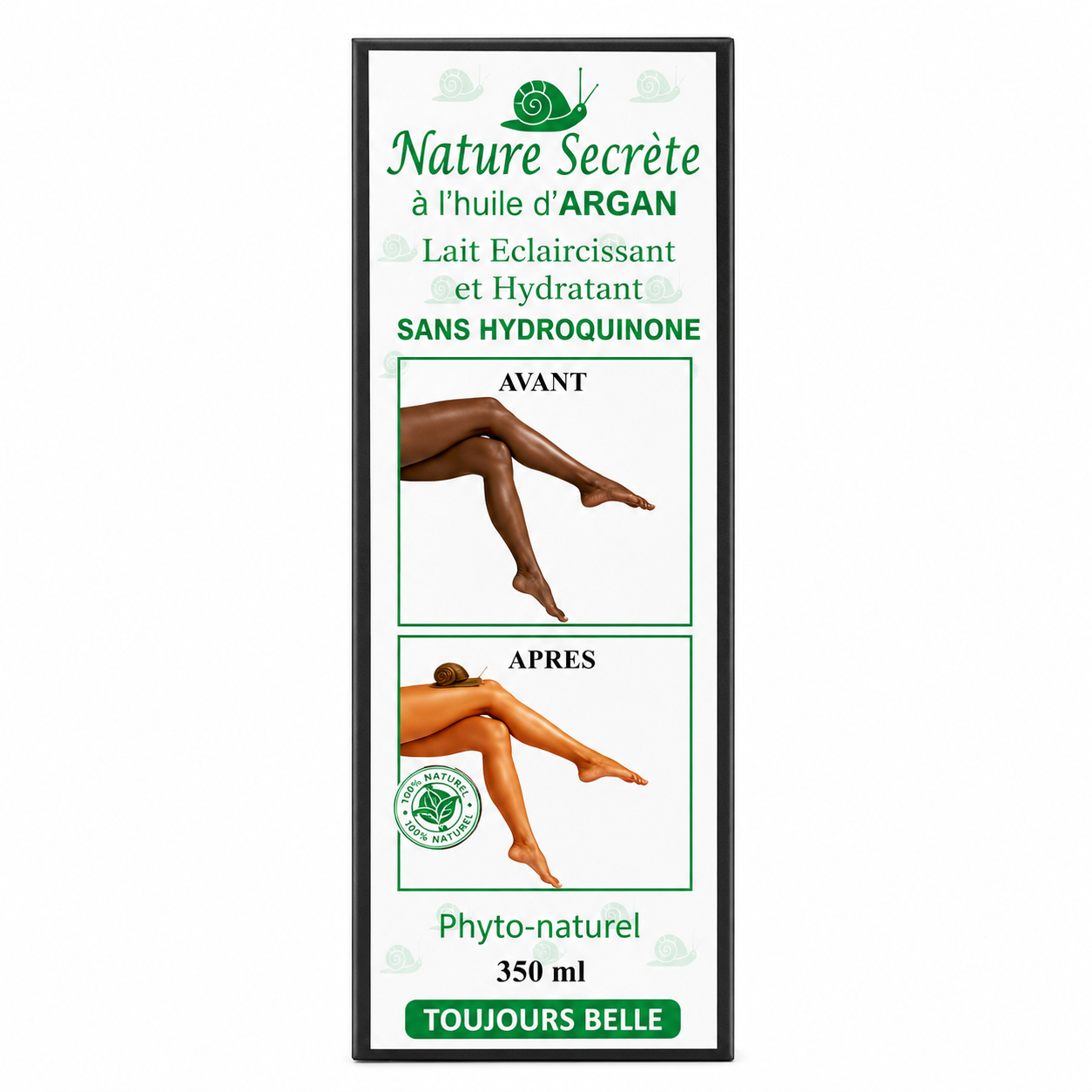 Lait Corporel Argan 350ml - NATURE SECRETE
