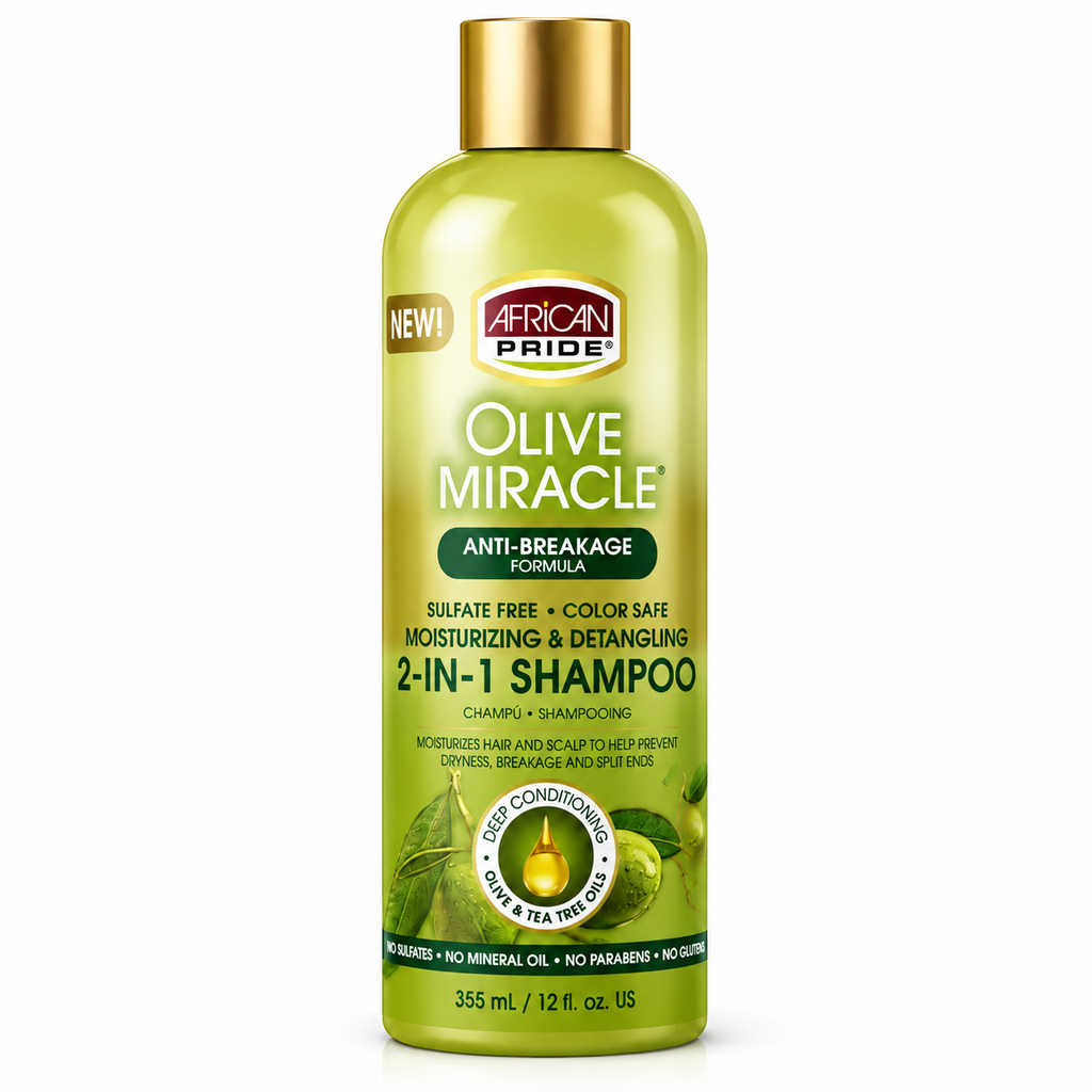 Shampoing 2en1 OLIVE MIRACLE - AFRICAN PRIDE