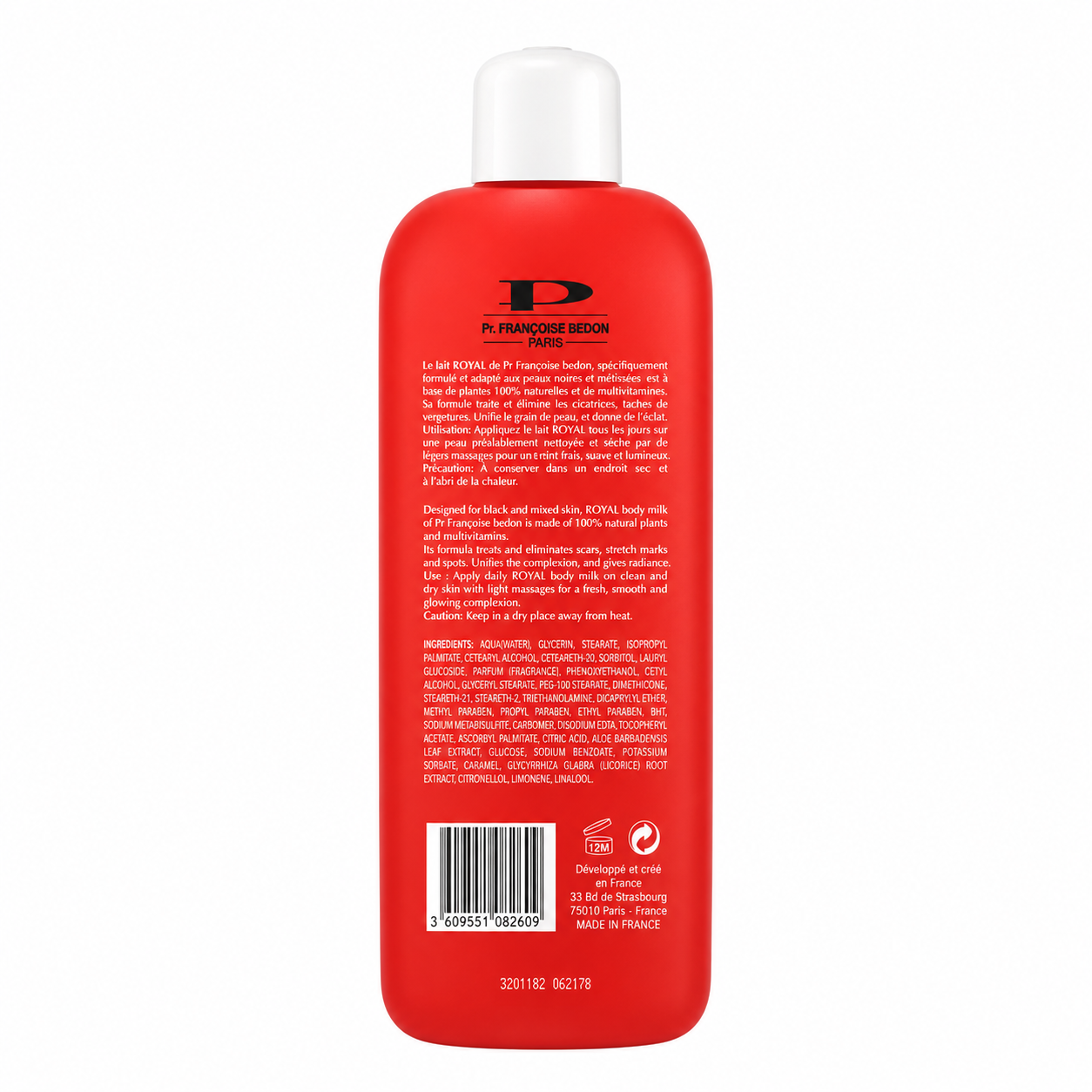 Lait Corporel Multivitaminé ROYAL 500ml - FRANCOISE BEDON
