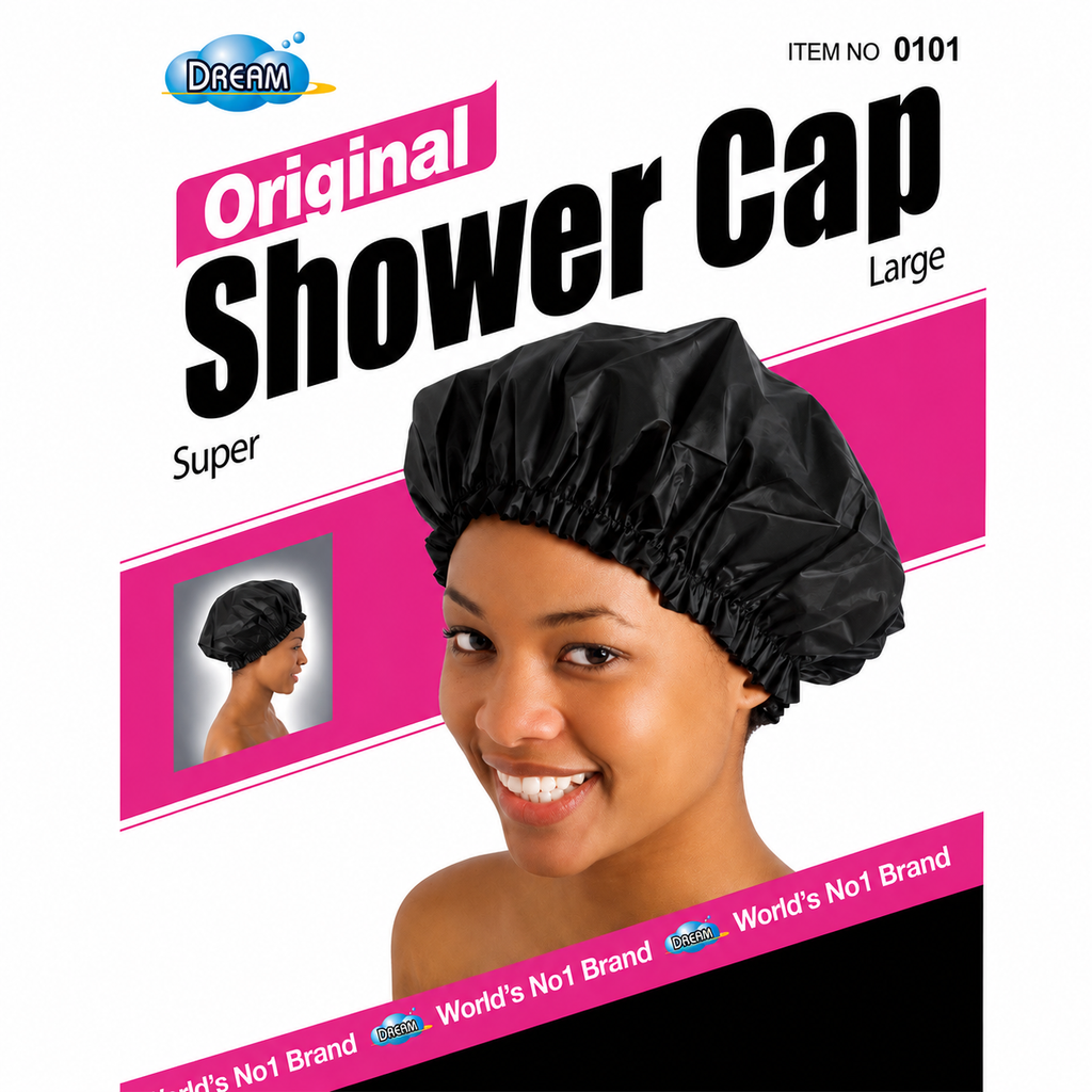 Bonnet Douche Shower Cap Black - DREAM WORLD