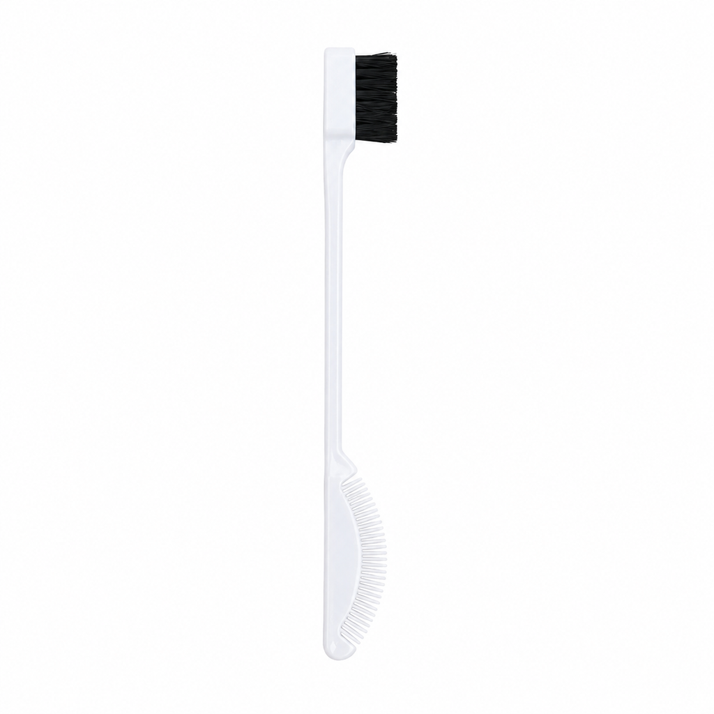 CRAZY POUSS – Brosse Edge 2 en 1 Blanche