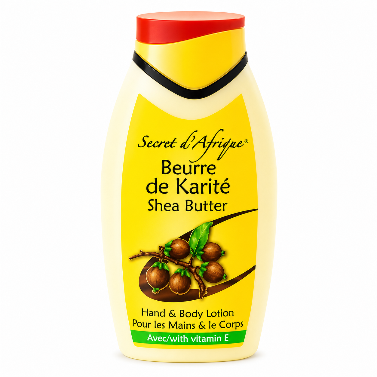 Lait Corporel au Beurre de Karité 500ml - SECRET D'AFRIQUE