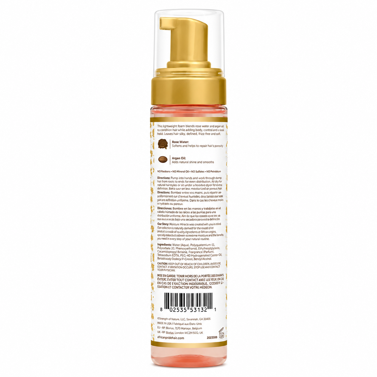 AFRICAN PRIDE MOISTURE MIRACLE – Curl Mousse 251ml