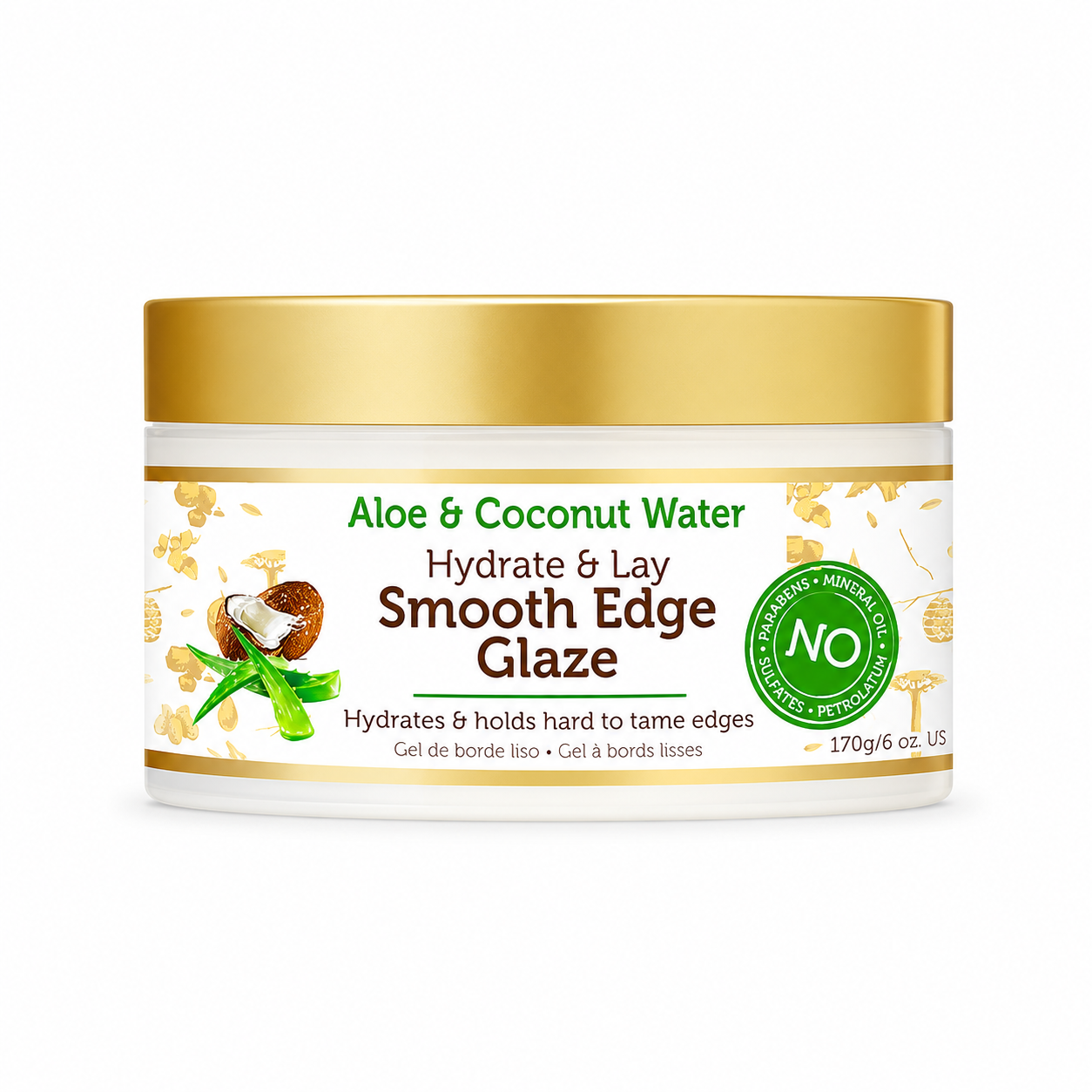 Cire Coiffante Smooth Edge Glaze MOISTURE MIRACLE 170g - AFRICAN PRIDE